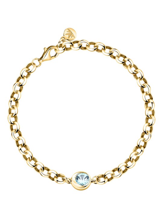 Morellato Affascinante bracciale placcato oro con topazio Tesori eterni SAXN37 donna