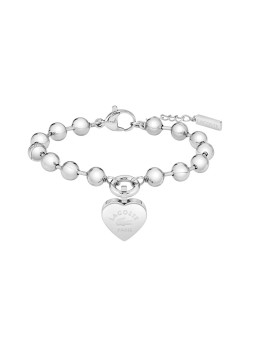 Lacoste Bracciale con sfere d'acciaio Love My Croc 2040505 donna