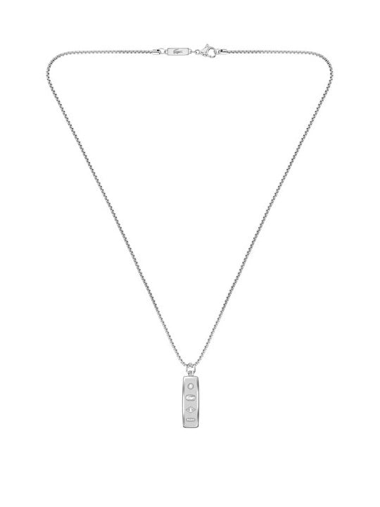 Lacoste Collana in acciaio senza tempo da uomo District 2040536 uomo