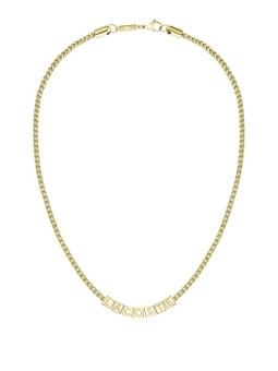 Lacoste Collana da uomo alla moda con scritta 2040524 uomo