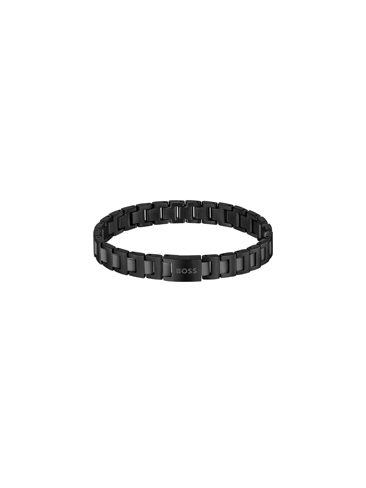 Hugo Boss Bracciale da uomo in acciaio nero Candor 1580752 uomo