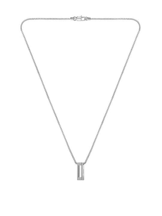 Hugo Boss Collana da uomo in acciaio Candor 1580749 uomo
