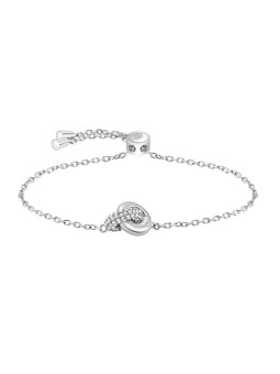 Hugo Boss Braccialetto in acciaio delicato con cristalli Live Precious 1580756 donna