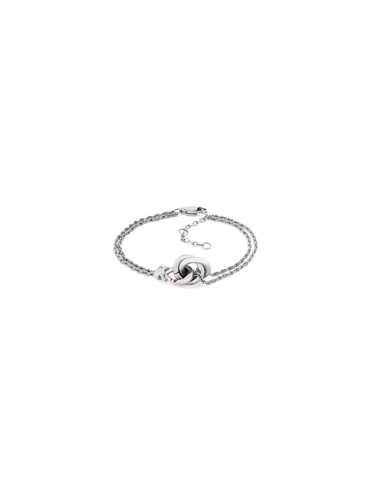 Tommy Hilfiger Bracciale in acciaio senza tempo con cerchi intrecciati e nodo nautico 2780990 donna