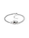 Tommy Hilfiger Bracciale in acciaio senza tempo con cerchi intrecciati e nodo nautico 2780990 donna