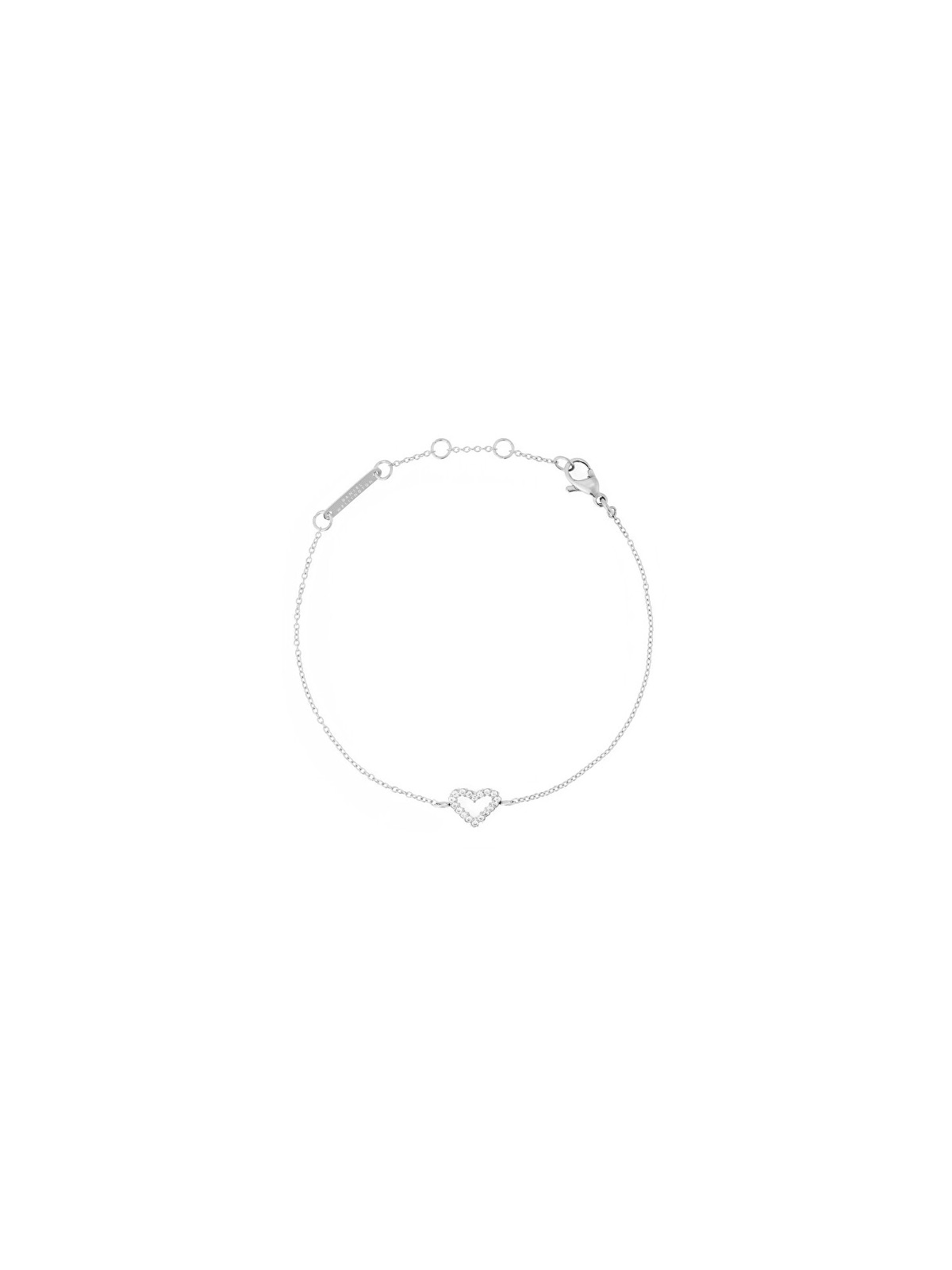 Daniel Wellington Incantevole bracciale in acciaio con cuore Mirelle DW00401619 donna