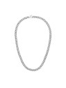 Daniel Wellington Elegante collana da uomo in acciaio con catena cubana ellittica DW00401669 uomo