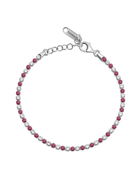 Brosway Splendido bracciale tennis con zirconi cubici e rubino Fancy Passion FPR130 donna