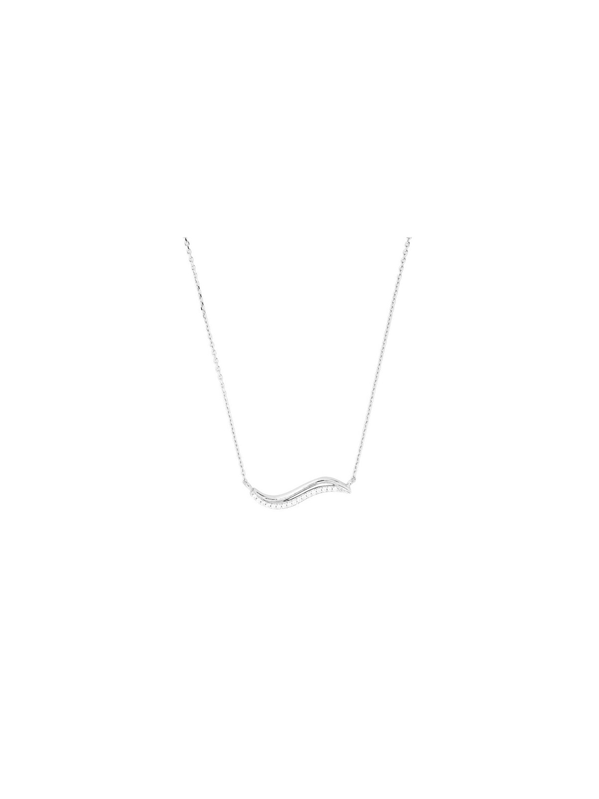 Silver Cat Collana scintillante in argento con zirconi cubici Beauty SC596 donna