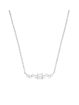 Silver Cat Collana scintillante in argento con zirconi cubici Classics SC617 donna