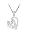 Silver Cat Collana in argento con ciondolo a forma di cuore Love & Infinity SC603 catena, ciondolo donna
