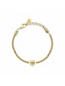 Morellato Elegante bracciale in acciaio placcato oro con motivo a cuoricini SCZ1424 donna