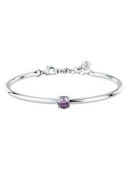 Morellato Bracciale da donna massiccio con zirconi viola Cerchi SAKM95 donna