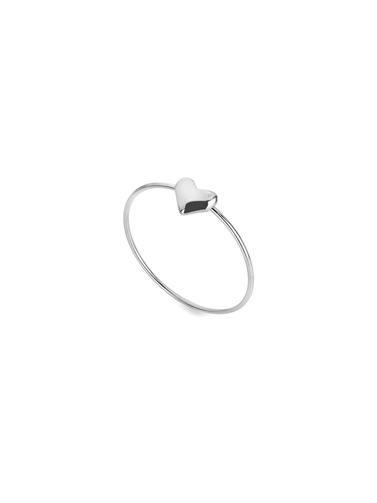Hot Diamonds Bracciale Desire DC185 con cuore e diamanti in argento massiccio donna