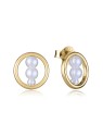 Viceroy Orecchini placcati in oro con perle sintetiche 2307E100-60 donna