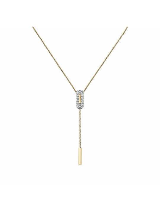 Trussardi Collana moderna in acciaio placcato oro Concept TJAYY01 donna