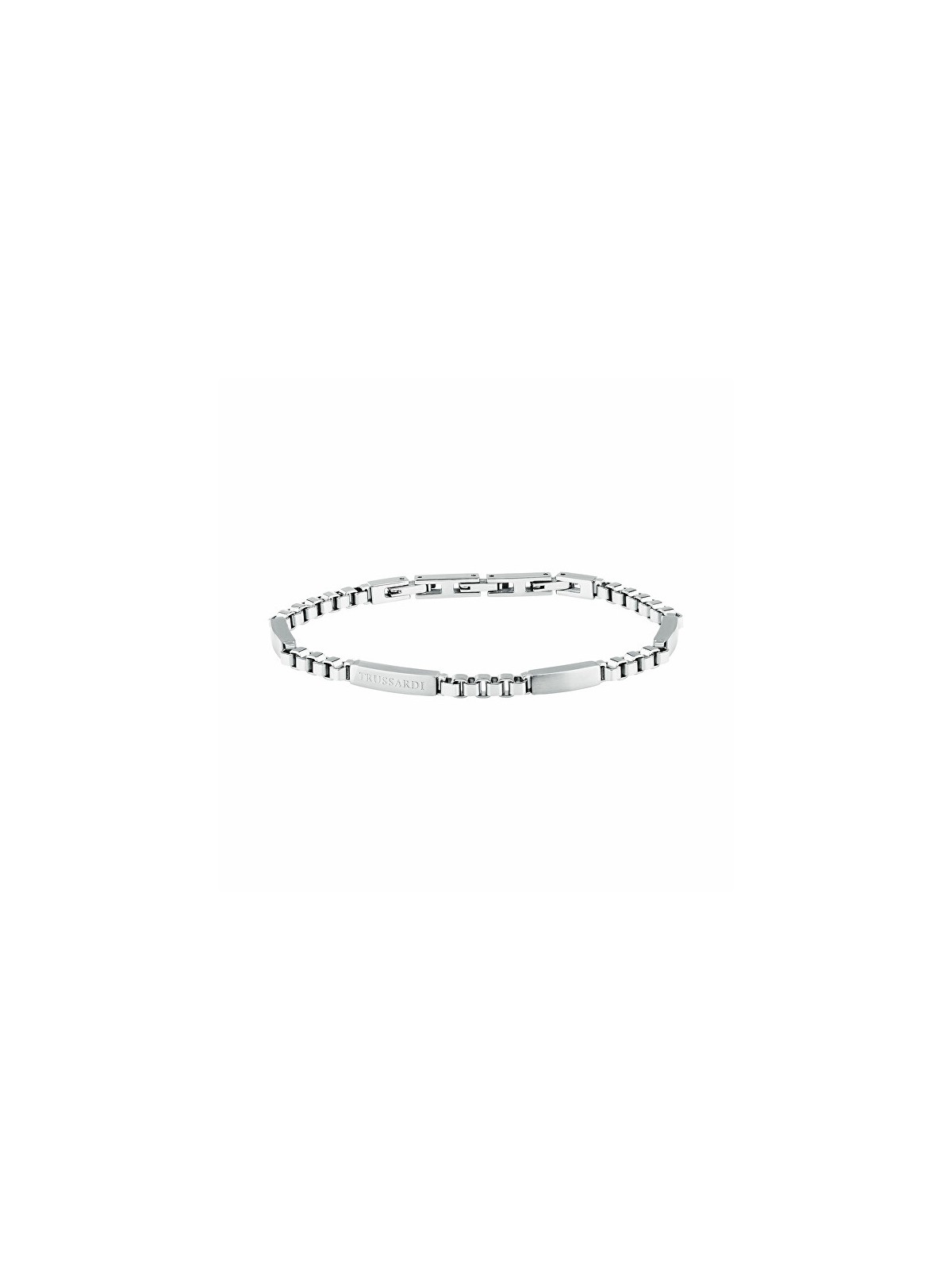 Trussardi Bracciale da uomo senza tempo in acciaio T-Steel TJAXV37 uomo