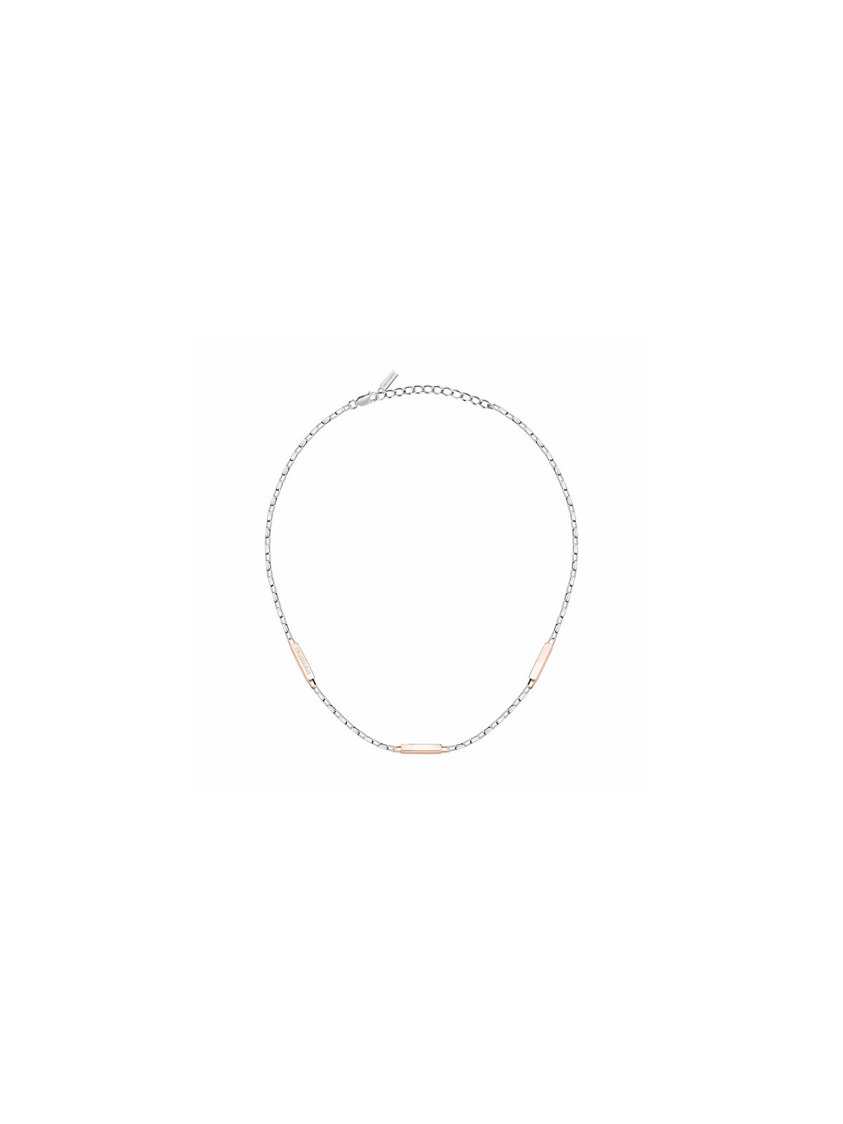 Trussardi Collana da uomo bicolore in acciaio T-Steel TJAXV29 uomo