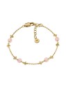 Emporio Armani Incantevole bracciale da donna placcato oro con quarzo rosa EGS3201710 donna