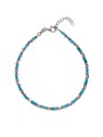 Alisia Elegante bracciale da uomo in argento AL5096-Argento-Blu uomo