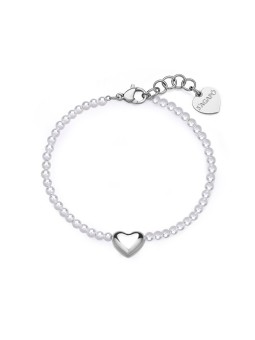 S'Agapõ Bracciale romantico con perline Stellar SSE41 donna