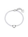 S'Agapõ Bracciale romantico con perline Stellar SSE41 donna