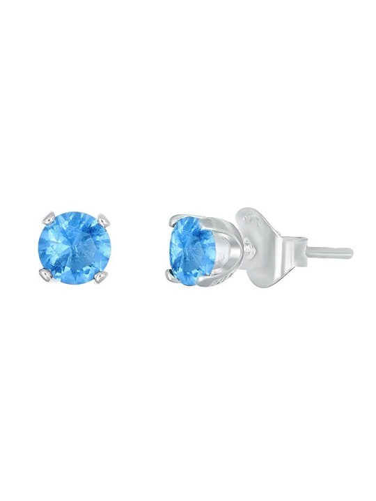 CRYSTalp Pietre argentate con cristallo azzurro chiaro Feel 42270.AQU.S donna