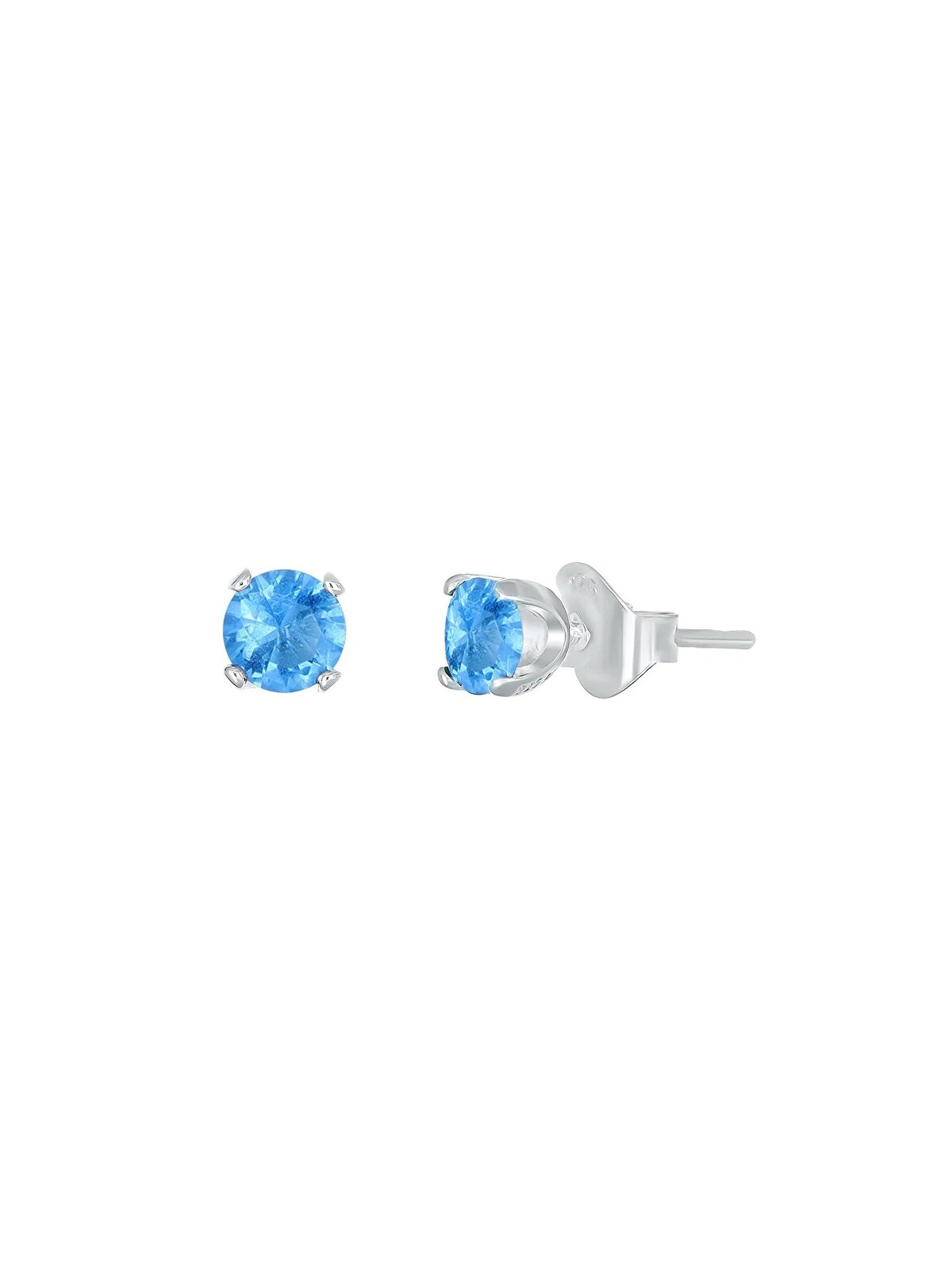CRYSTalp Pietre argentate con cristallo azzurro chiaro Feel 42270.AQU.S donna