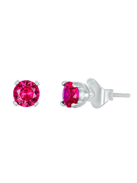 CRYSTalp Pietre argentate con cristallo fucsia Feel 42270.FUC.S donna