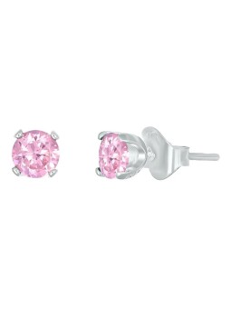 CRYSTalp Pietre argentate con cristallo rosa Feel 42270.LRO.S donna