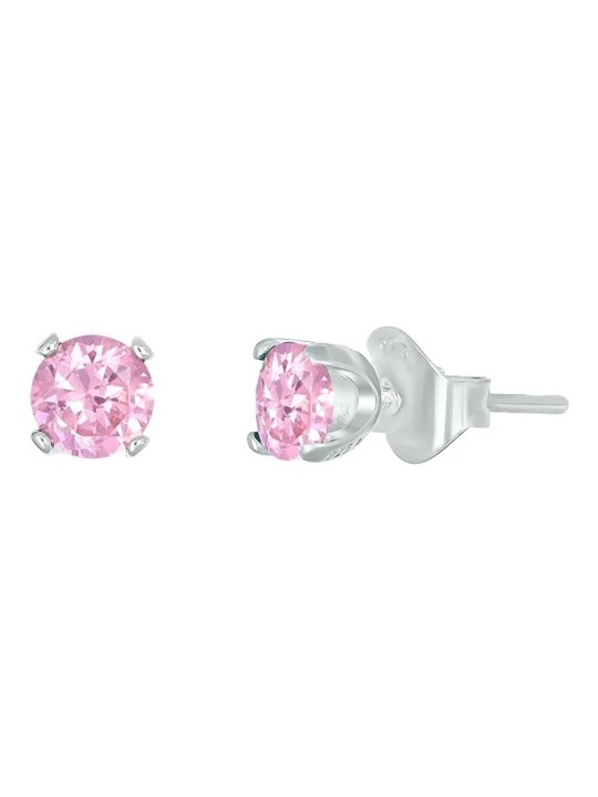 CRYSTalp Pietre argentate con cristallo rosa Feel 42270.LRO.S donna