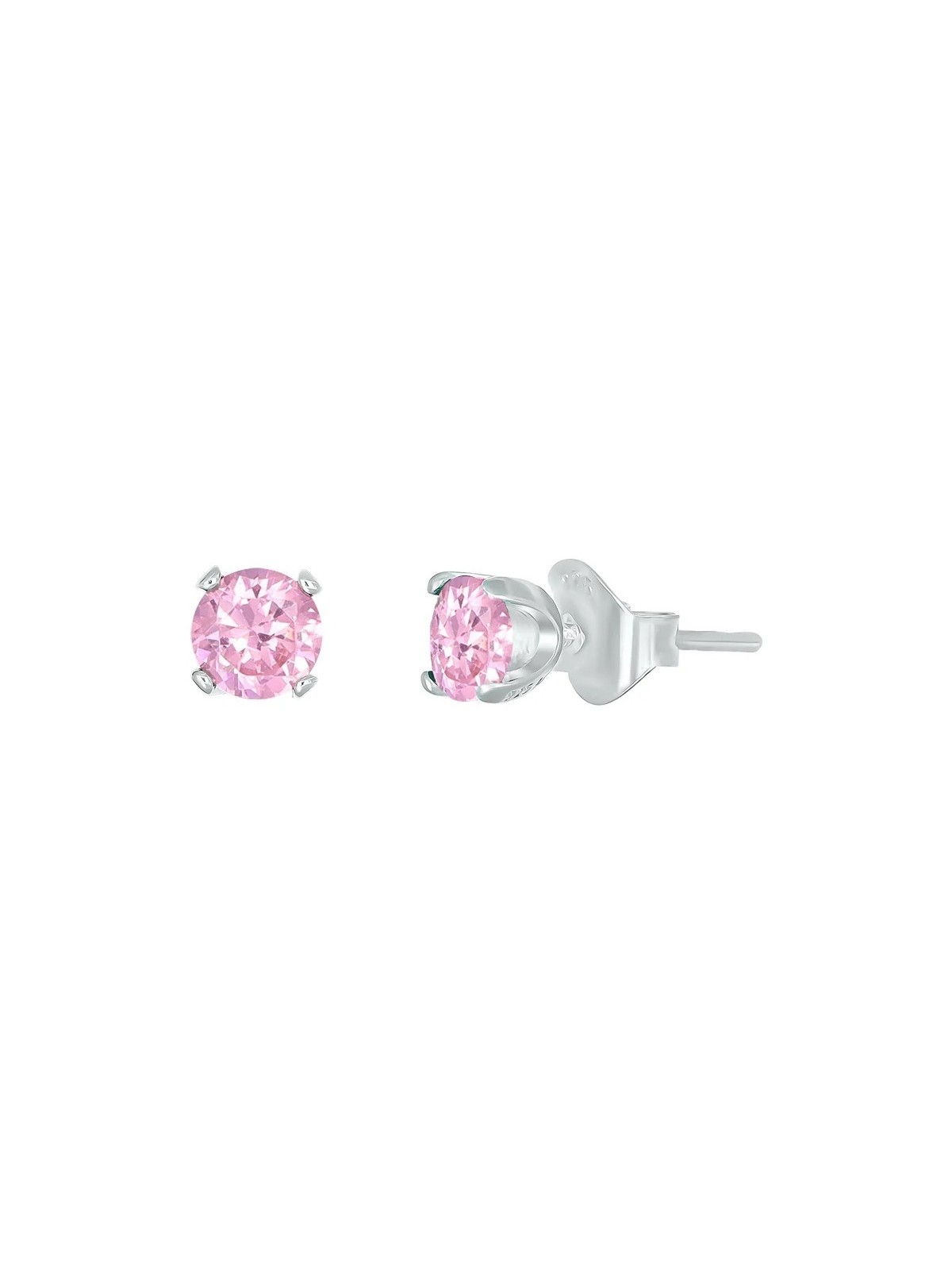CRYSTalp Pietre argentate con cristallo rosa Feel 42270.LRO.S donna