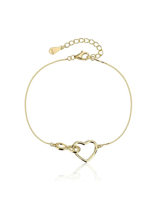 JVD Bracciale alla moda placcato oro con simboli SVLB0558XJ6GO18 donna