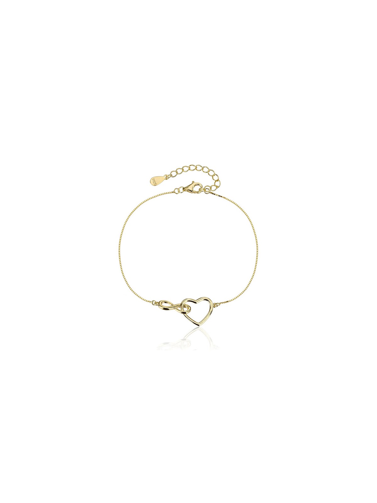 JVD Bracciale alla moda placcato oro con simboli SVLB0558XJ6GO18 donna