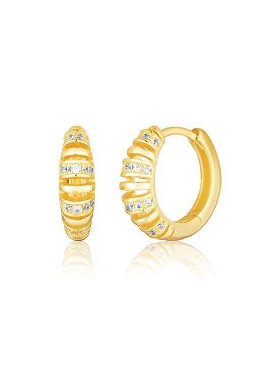 JVD Anelli da donna placcati in oro con zirconi SVLE3077XH2GO00 donna