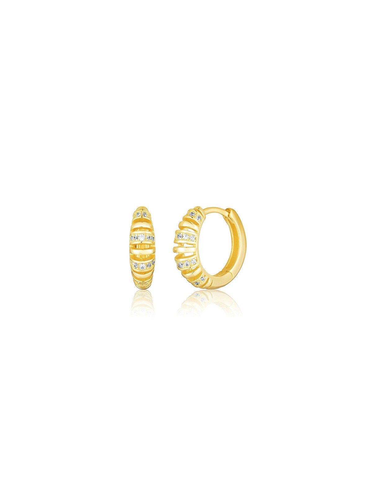 JVD Anelli da donna placcati in oro con zirconi SVLE3077XH2GO00 donna