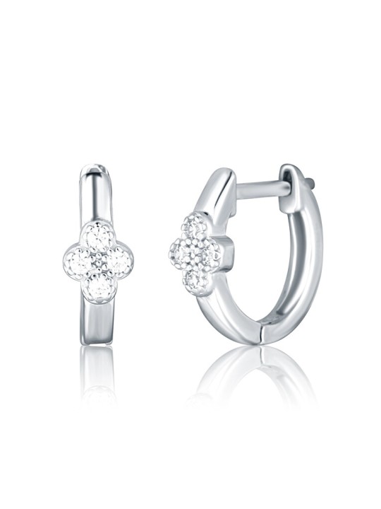 JVD Anelli in argento con zirconi Quadrifoglio SVLE2960X61BI00 donna