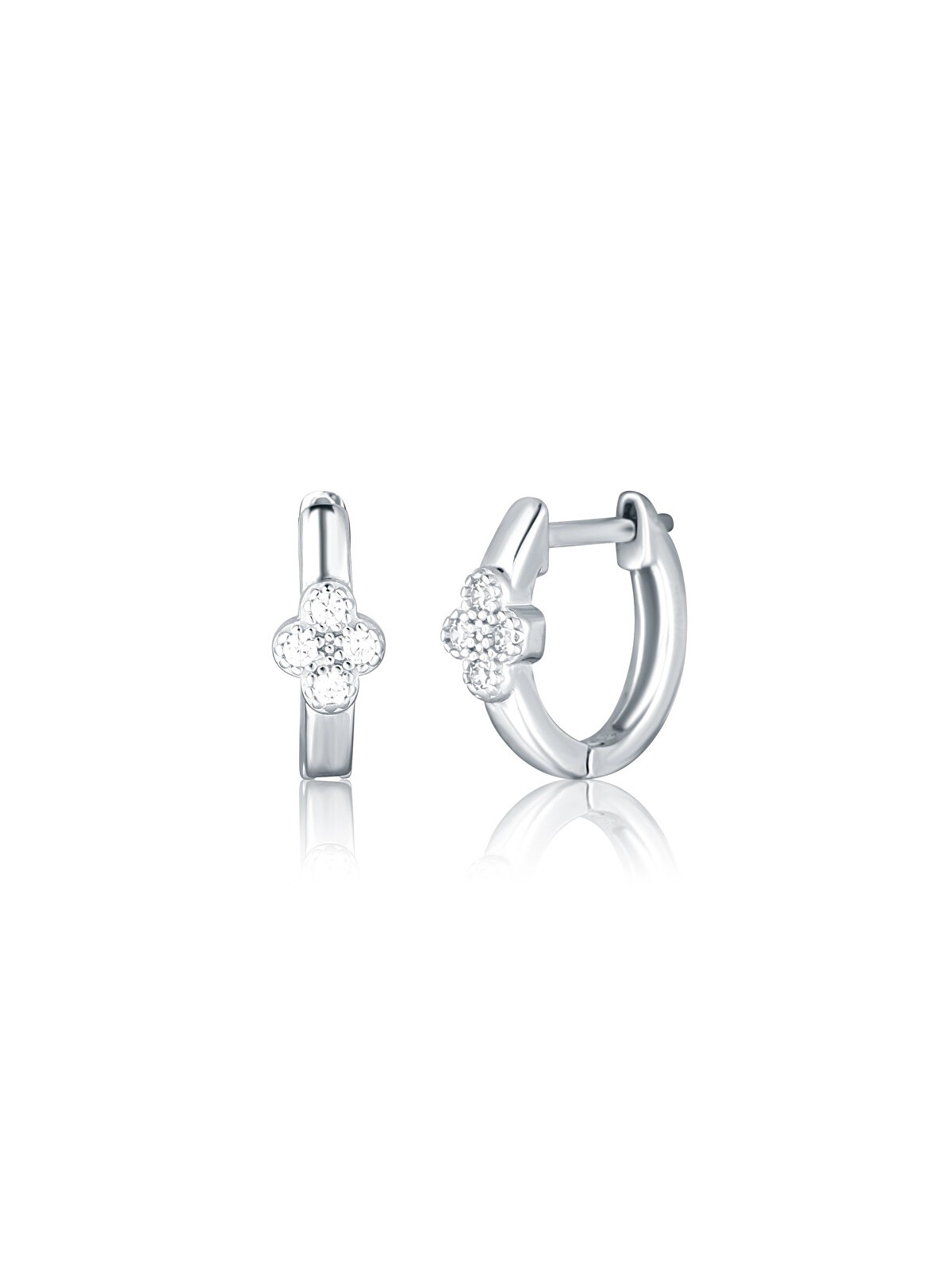 JVD Anelli in argento con zirconi Quadrifoglio SVLE2960X61BI00 donna