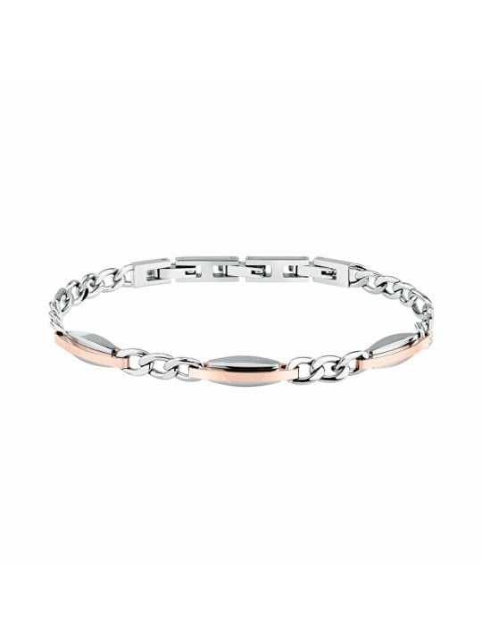 Trussardi Delicato bracciale bicolore da uomo T-Steel TJAXV38 uomo