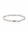 Trussardi Delicato bracciale bicolore da uomo T-Steel TJAXV38 uomo