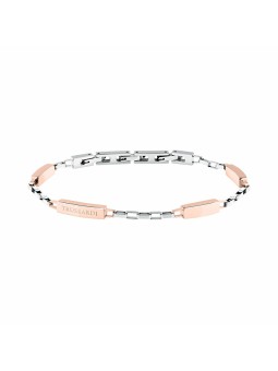 Trussardi Bracciale bicolore coordinato da uomo T-Steel TJAXV36 uomo