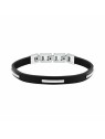 Trussardi Bracciale da uomo in pelle nera T-Leather TJAXZ10 uomo
