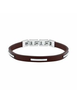 Trussardi Bracciale da uomo in pelle marrone T-Leather TJAXZ11 uomo