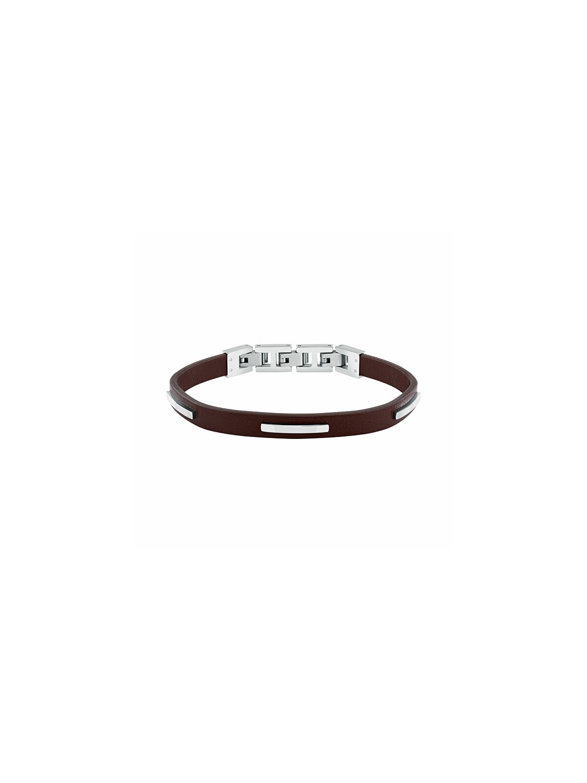 Trussardi Bracciale da uomo in pelle marrone T-Leather TJAXZ11 uomo