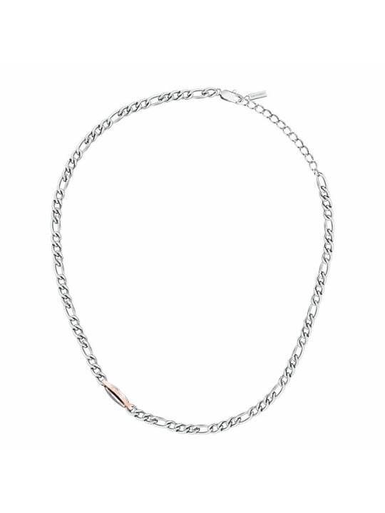 Trussardi Collana bicolore da uomo in acciaio T-Steel TJAXV32 uomo