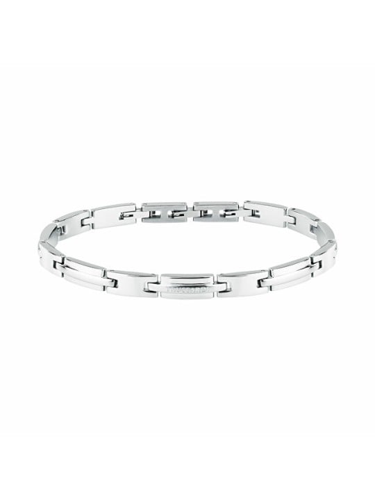 Trussardi Bracciale da uomo in acciaio senza tempo T-Steel TJAXV28 uomo