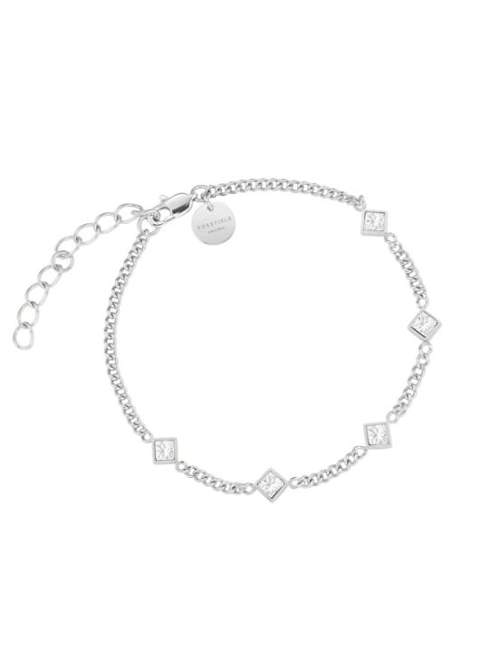 Rosefield Braccialetto delicato con cristalli trasparenti JBCPS-J1173 donna
