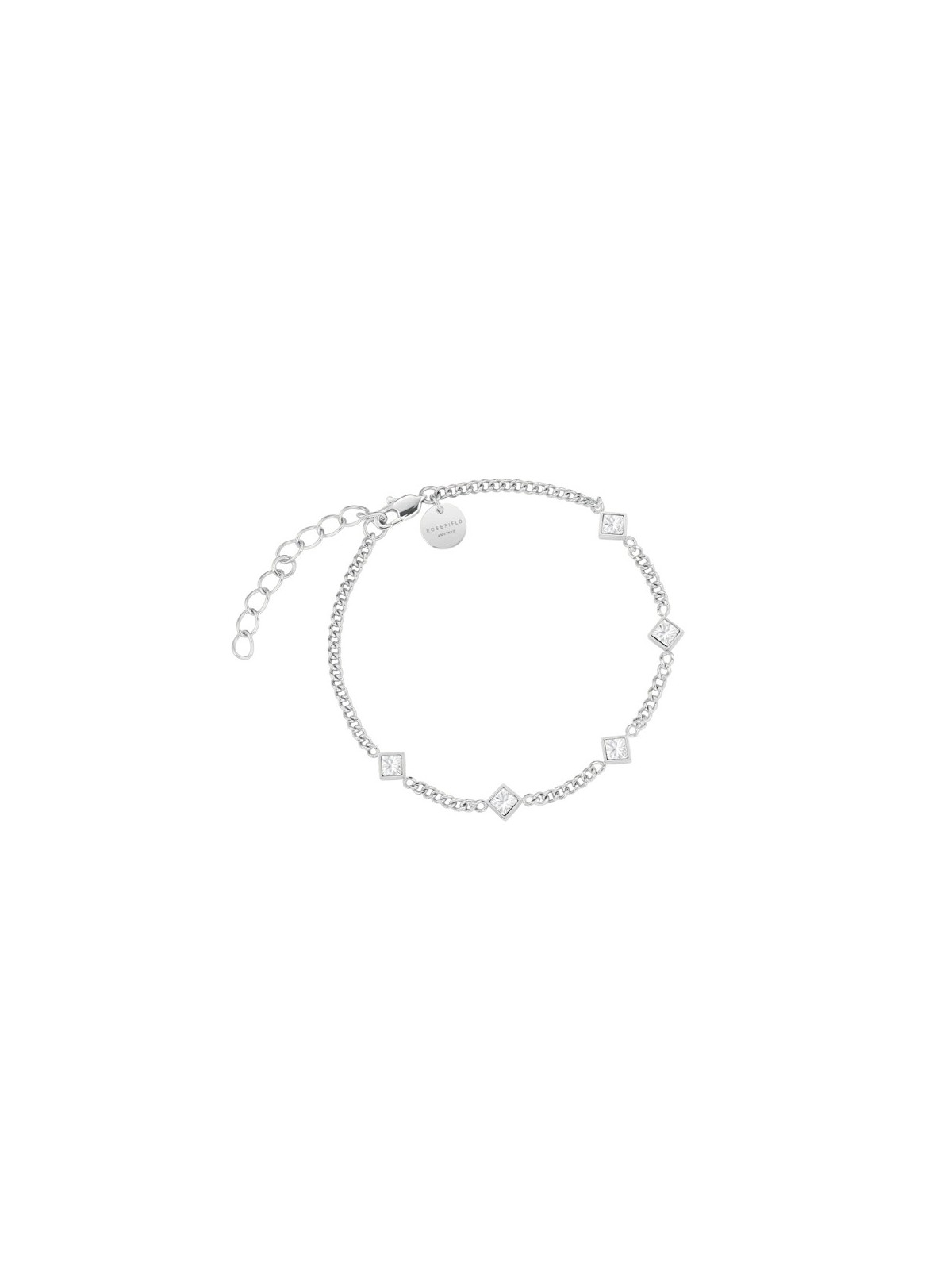 Rosefield Braccialetto delicato con cristalli trasparenti JBCPS-J1173 donna