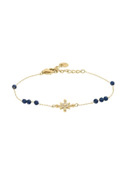Pierre Lannier Bracciale da donna placcato oro con cristalli Antharea BJ25A1261 donna