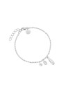 Rosefield Elegante bracciale in acciaio con ciondoli JBBCS-J1212 donna